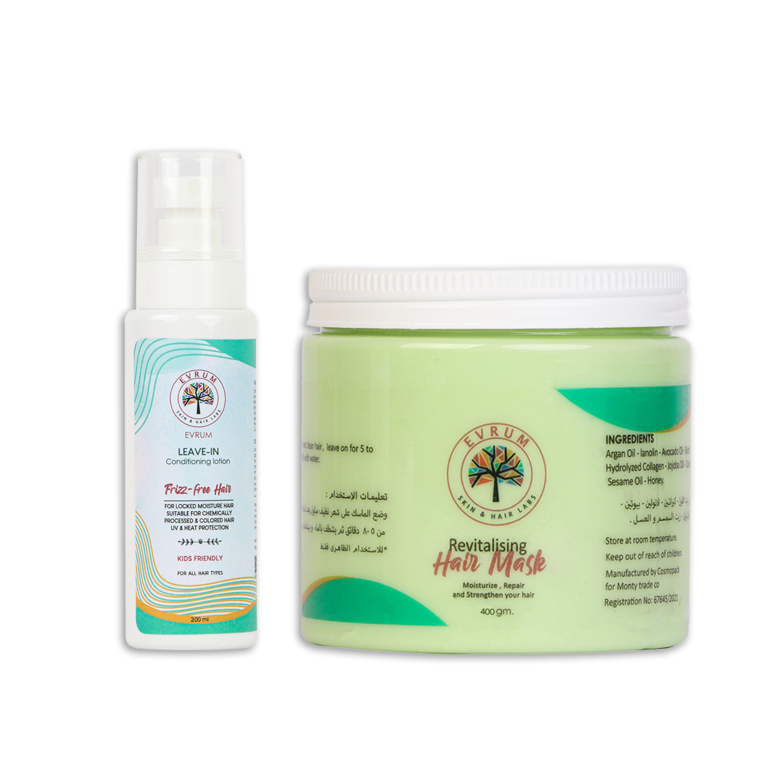 Leave-in 200ml + Hair mask 400gm