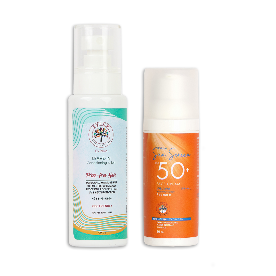 Leave-in 100ml + Sunscreen dry skin