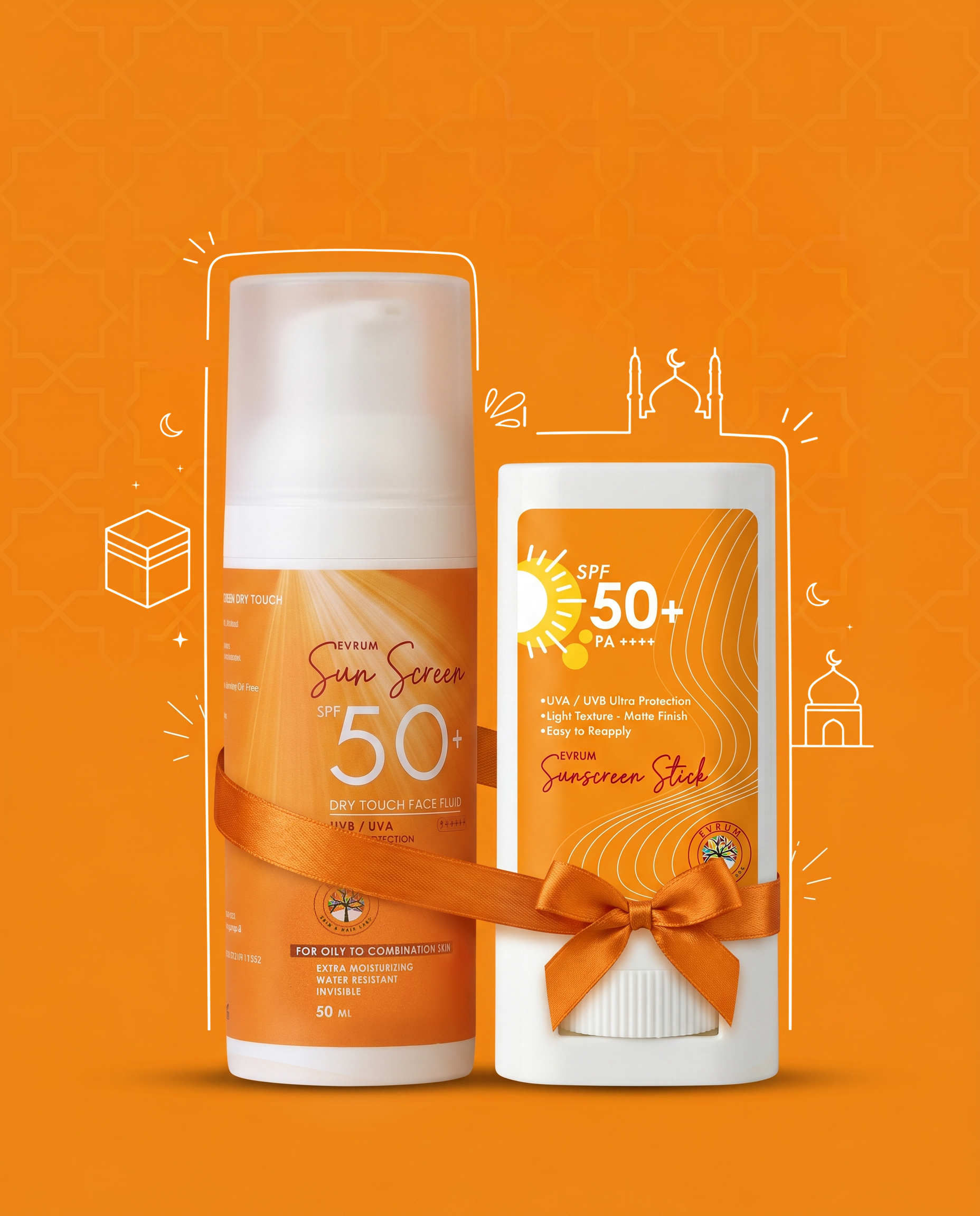 Hajj Bundle 1 (Sunscreen Oily to Combination Skin + Sunscreen Stick)